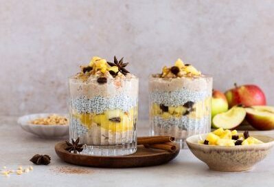 Chia-Porridge "Apfelstrudel"