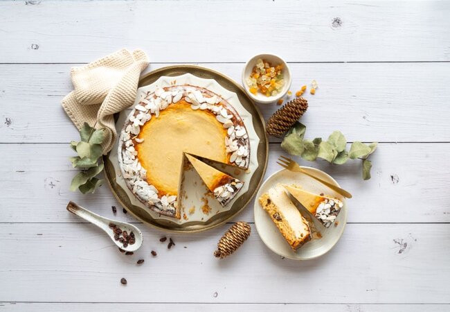 Stollen-Käsekuchen