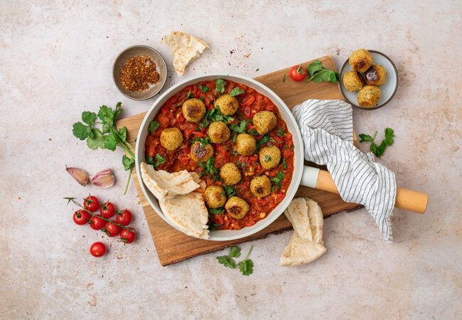 Vegane Falafel Shakshuka